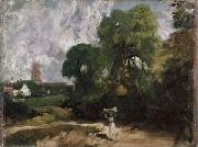 John Constable Stoke-by-Nayland, Suffolk. oil painting on canvas